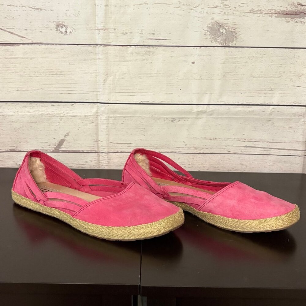UGG‎ Australia Cicily Pink Flats Womens 9.5/10 - Picture 2 of 6